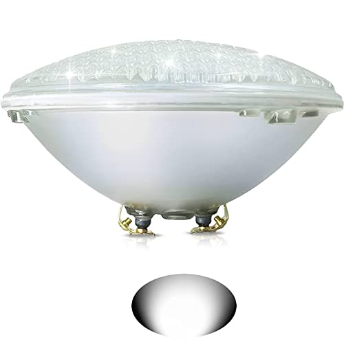 COOLWEST LED Poolbeleuchtung Unterwasser, 18W Weißes Licht Poolscheinwerfer für Aufstellpool, IP68 12V AC/DC Wasserdicht Unterwasser Poollicht, Ersetzt 150W Halogen Scheinwerfer
