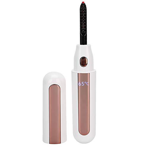 Elektrischer Wimpernzange, schnelles Erhitzen, langlebiges Wimpernzangenwerkzeug mit USB-Aufladung(Weiß)