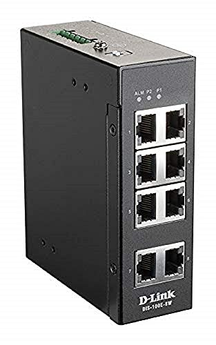 D-Link 8-Port Unmanaged Layer2 Fast Ethernet Industrie Switch