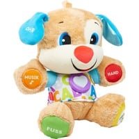 Fisher-Price FPM50 - Lernspaß Hündchen Baby Spielzeug und Plüschtier, Lernspielzeug mit Liedern und Sätzen, mitwachsende Spielstufen, Spielzeug ab 6 Monaten, deutschsprachig