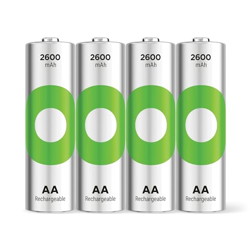 GP Battery ReCyko Mignon AA -Akku NiMH 2600 mAh 1.2 V 4 St. - AA - 2.600 mAh (GPRCK260AA129C4)