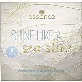 essence Tansation Shine Like A Sea Star Highlighting & Bronzing Palette, Nr. 010 Champagne Beach Love, mehrfarbig, 4 Farben, 4er Pack (4 x 12g)