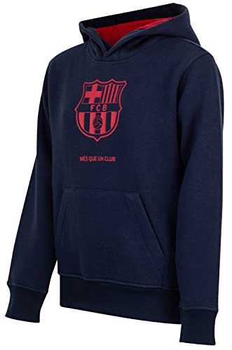 Kapuzen-Sweatshirt Barça, offizielle Kollektion FC Barcelona, für Kinder ab 10 Jahren