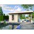 Weka Premium-Design-Gartenhaus 'Fineline' Größe 3, mit Anbau