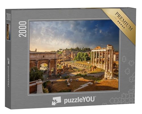 puzzleYOU: Puzzle 2000 Teile „Foro Romano, Rom“