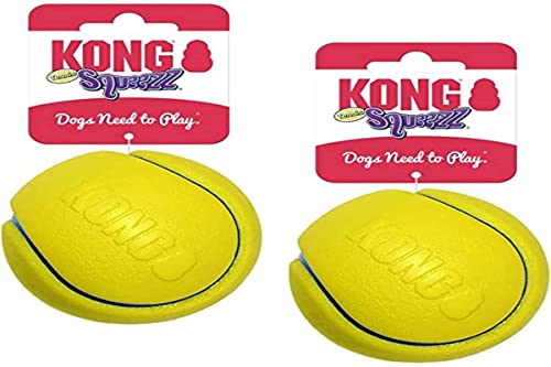KONG Company 38701213: Squeezz Tennisball Hundespielzeug, Md