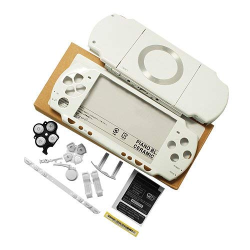 OSTENT Vollständige Gehäuse Muschelfaceplate Fallteilersatz für Sony PSP 2000 Farbe Weiß