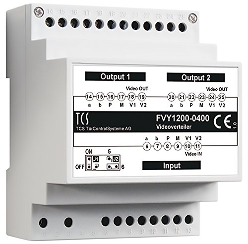 TCS Videoverteiler 2-Fach 4TE, FVY1200-0400