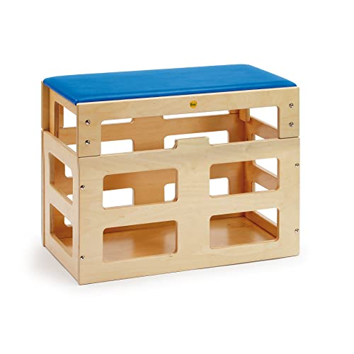Erzi 44484 Sportbox mit Aufsatz aus Holz, für Sport und Therapie