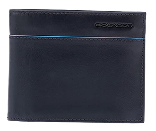 Piquadro Blue Square Revamp Men Wallet RFID Blu