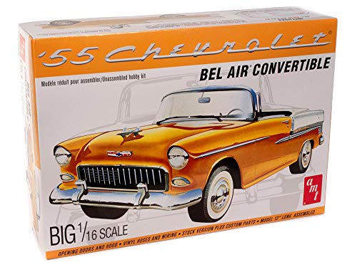 AMT AMT1134/06 1/16 1955er Chevy Bel Air Convertible Modellbausatz, verschieden