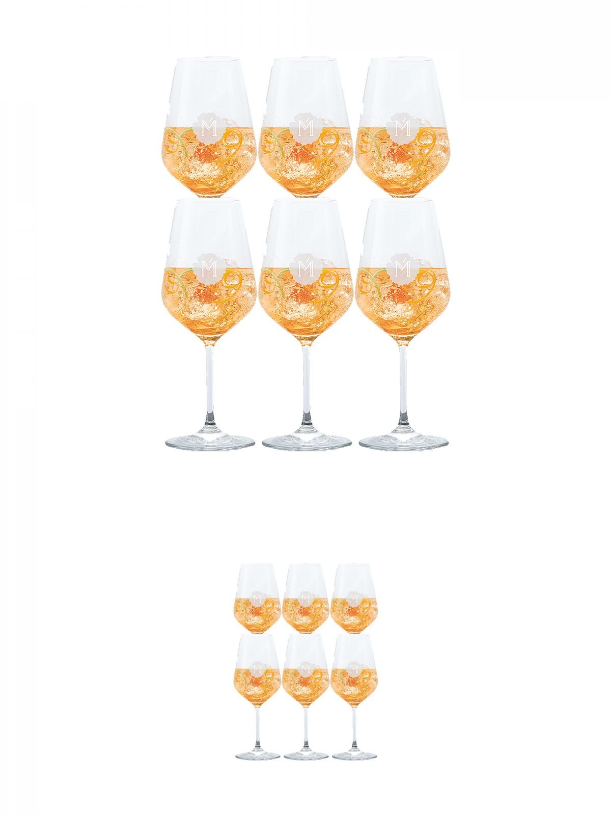 Miamee Goldwasser Cocktail Gläser mit 5cl Eichstrich 6 Stück + Miamee Goldwasser Cocktail Gläser mit 5cl Eichstrich 6 Stück
