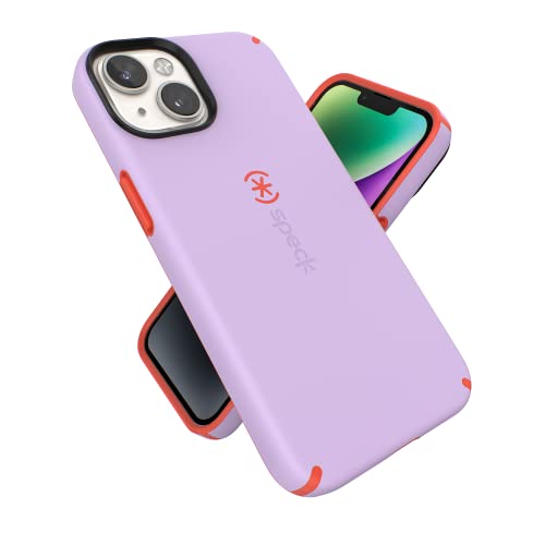 Speck Products CandyShell Pro iPhone 14 Hülle, Spring Purple/Energy Red