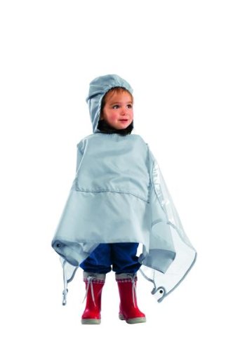 Chicco 7060974470000 - Regenschutz Poncho For Me, Design: Silber