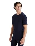 Icebreaker Herren T-Shirt 200 Oasis SS Crewe, Midnight Navy, L, 104509401L