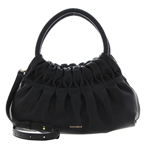 Coccinelle Croisette Handbag Grained Leather Noir