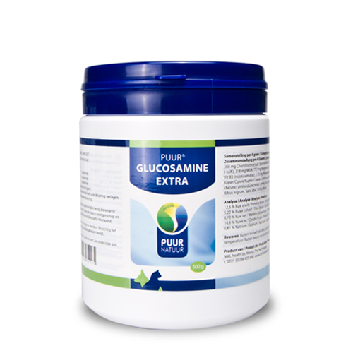 Puur Glucosamine Extra (ehemals Puur Glucosamine Compleet) - 500 g