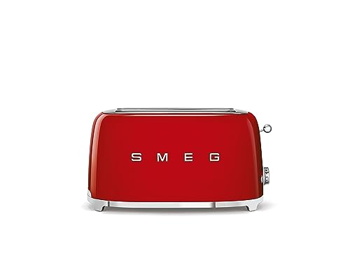 Smeg TSF02RDEU Toaster 4 Scheiben, rot