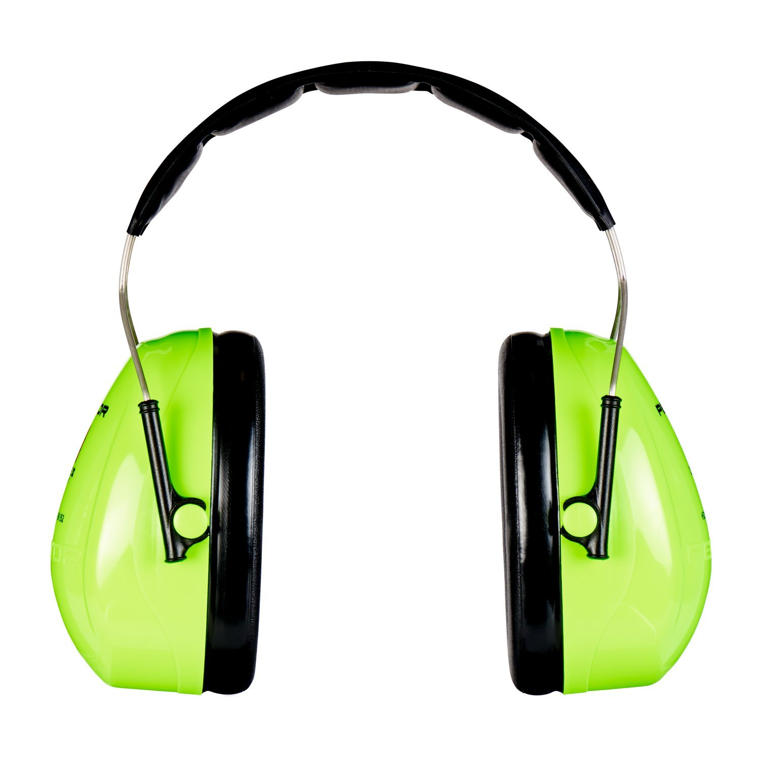 3M Peltor Optime II Kapselgehörschutz, Kopfbügel, Hi-Viz, SNR 31 dB, hohe Sichtbarkeit, 1 Stück, grün
