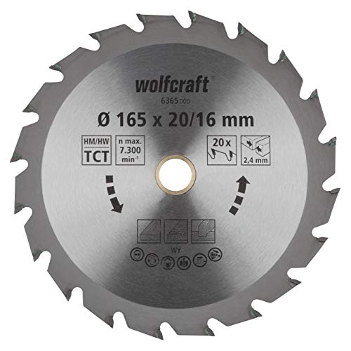 wolfcraft 6365000 Serie grün Handkreissägeblatt