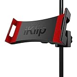 IK Multimedia iKlip 3 - Universalständer auf Mikrofonständer für Tablets von 7 "bis 12,9" mit oder ohne Schutz, Zubehör für Mikrofonständer, Befestigungsständer für iPad