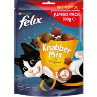 3 + 1 gratis! 4 x Felix Katzensnacks - KnabberMix: Original (4 x 330 g)