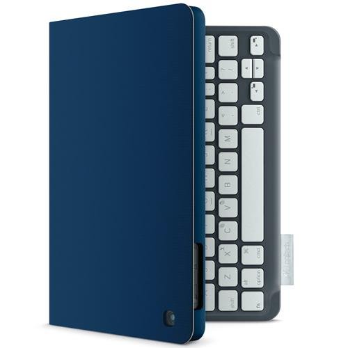 Logitech 920-005341 Blatt Blau Tablet-Schutzhülle - Tablet-Schutzhüllen (Blatt, Apple, iPad mini, Bluetooth, 395 g, Blau)