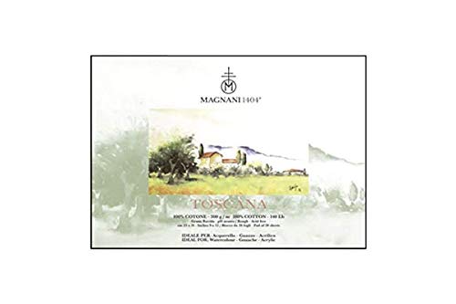 Magnani 1404 Aquarellblock Toskana, 18 x 26 cm