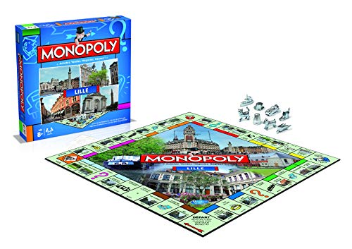 Winning Moves – Gesellschaftsspiel – Monopoly – Städte (französisch)