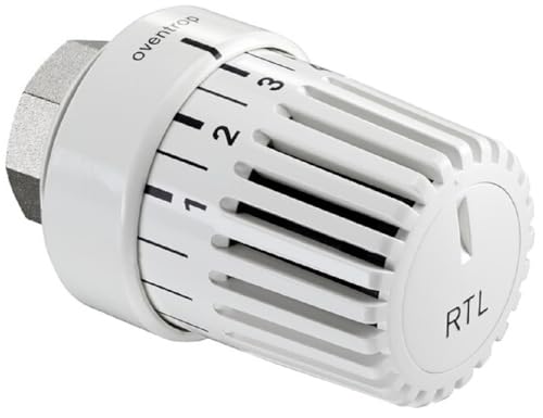 Ritzer by Oventrop Thermostat Uni RTLH weiß, 10-40°C für Rücklauftemperaturbegrenzung, passend für Einzelraumregelung ab Baujahr 1998, RTL
