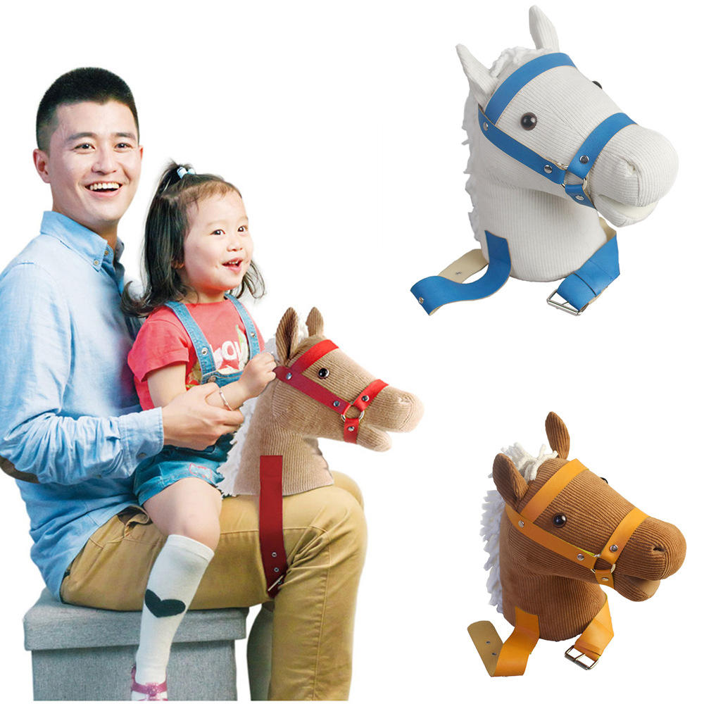 MoFun Happy Pferd Eltern-Kind-Interactive Riding Toys Emotional Begleiter Plüschtier für Kinder