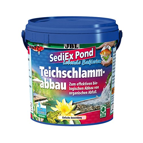 JBL Sedi Ex Pond 27331 Bakterien und Aktivsauerstoff zum Abbau von Teichschlamm, 1 kg