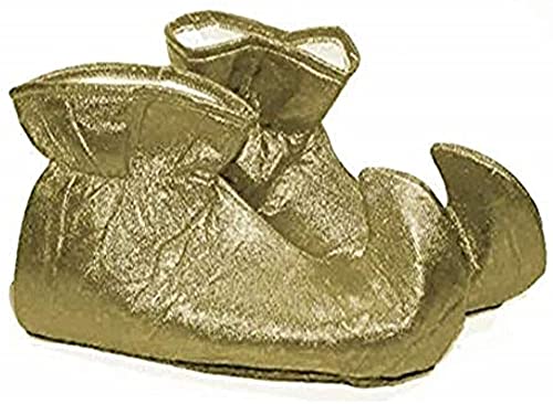Forum Christmas Elf Cloth Costume Shoes: Gold One Size Fits Most