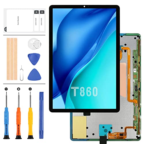 LADYSON Ersatzdisplay für Samsung Galaxy Tab S6 T860 T865 T867 SM-T860 LCD Display Montageteile 10,5 Zoll Touch Digitizer Reparatur Teile Kit + Werkzeug