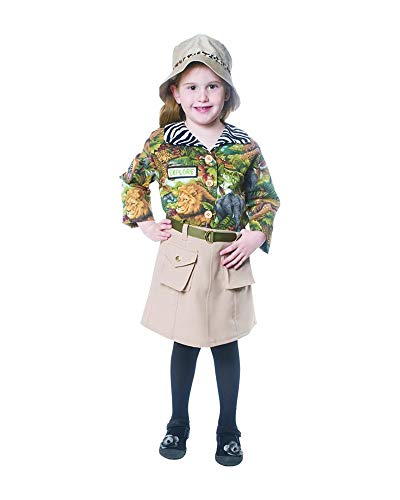 Dress Up America Süßes Safari Mädchen Kostüm, Mehrfarbig, 4-6 Jhare