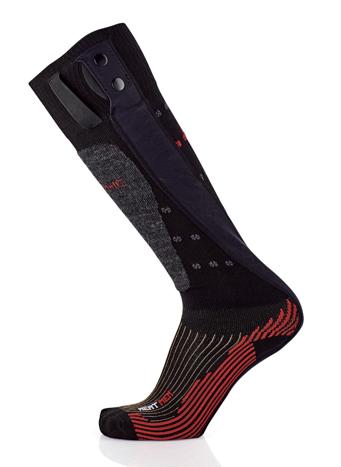 Therm-ic Powersocks Heat Men ND - beheizbare Socken 45-47 schwarz-rot
