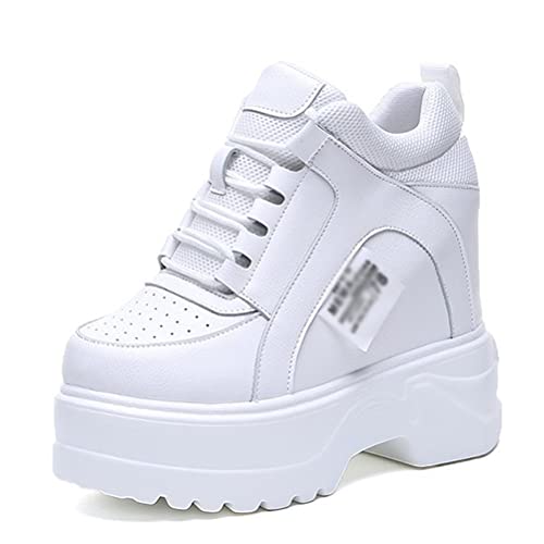 Chunky Trainer für Damen Frühling Herbst Hidden Heel Atmungsaktive Plateau Sneakers Casual Stylish Walking Sportschuhe