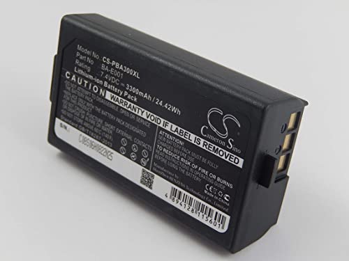vhbw Akku kompatibel mit Brother P-Touch PT-H75S, PT-P750W Drucker Kopierer Scanner Etiketten-Drucker (3300mAh, 7,4V, Li-Ion)
