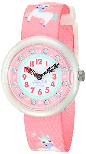 FlikFlak Mädchen Analog Quarz Uhr mit Stoff Armband FBNP121