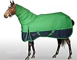 600D Pferdedecke mit durchgehendem Hals, Ripstop, für Herbst und Winter, Ripstop, wasserdicht und atmungsaktiv, hält warm, 230 g