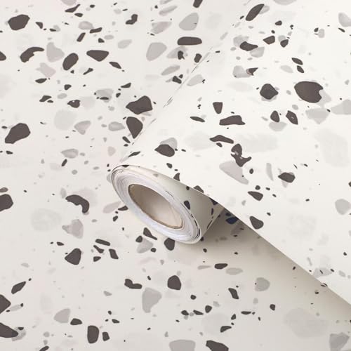 Ambiance-sticker Klebefolie für Terrazzoboden, rutschfest, wasserdicht, Meterware – 60 x 7 m