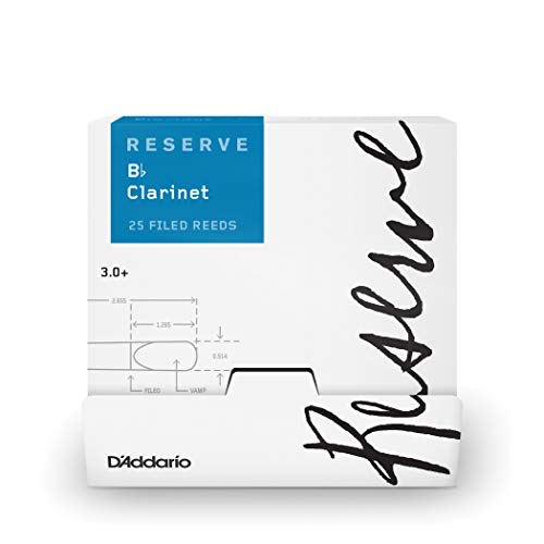 D'Addario Reserve Blätter für Bb-Klarinetten, Stärke 3,5, 25 Stück