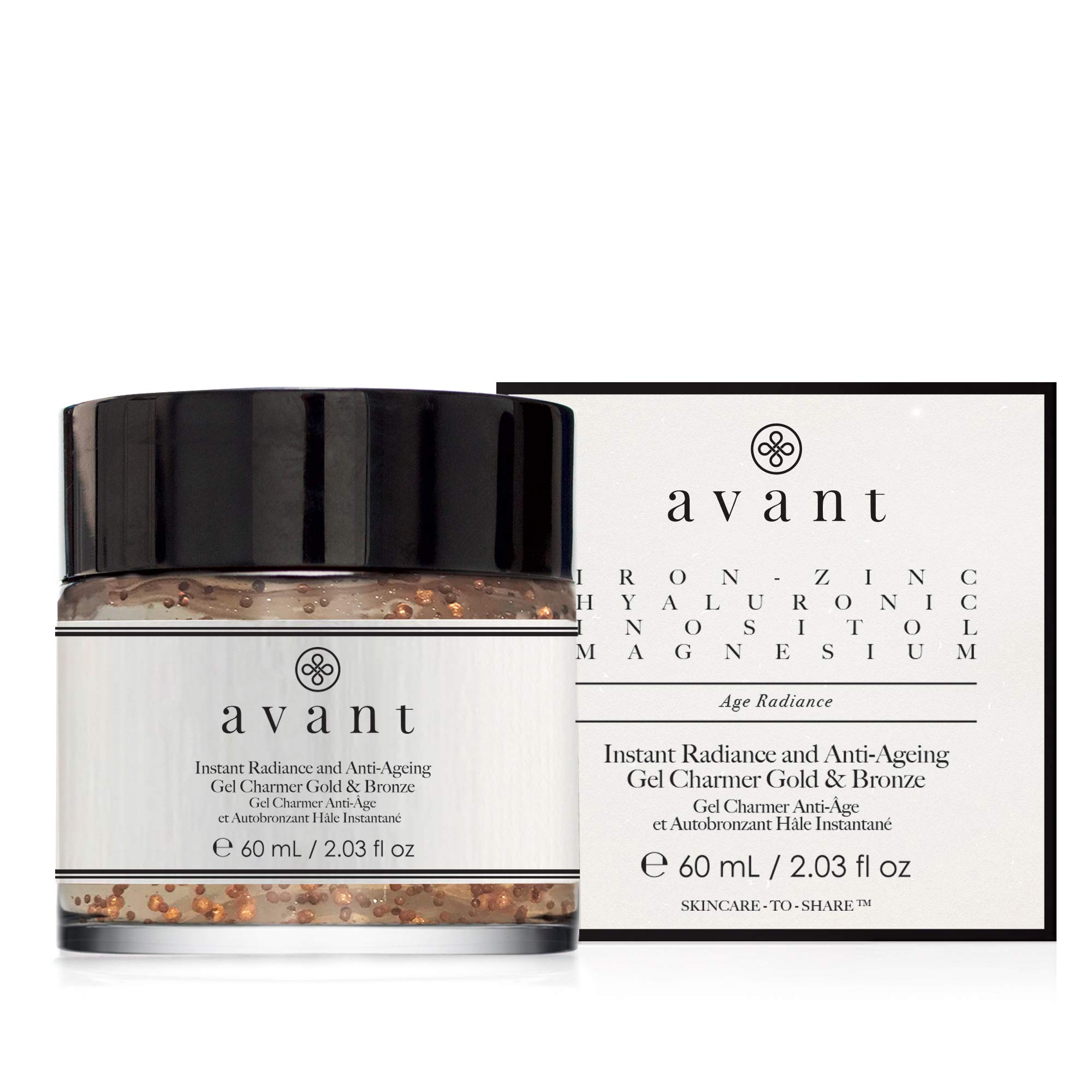 Avant | Schimmerndes Anti-Aging Gel Gold & Bronze | 1x60ml