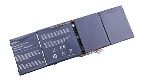 vhbw Akku kompatibel mit Acer Aspire V5-552, V5-552G, V5-552P, V5-552PG, V5-572, V5-572G, V5-572P Notebook (3500mAh, 15,2V, Li-Polymer)