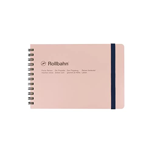 Delfonics Horizontale Rollbahn-Spiralnotizbücher: 7-1/2 in. x 5 in. (Hell-Pink)