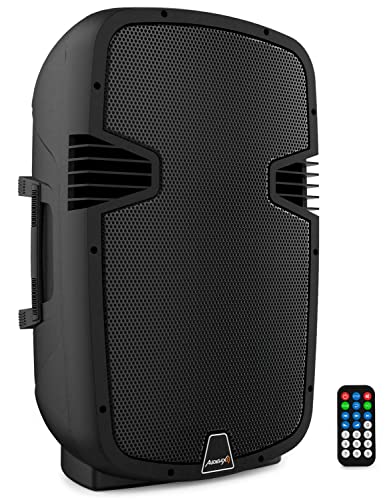Audibax | Arkansas 12 Professional Speaker 12 "- Bluetooth-Lautsprecher mit USB / SD - 2-Wege-Lautsprecher - Leistung 400 W - Farbe Schwarz - Fernbedienung - Equalizer - Maße 420 x 345 x 633 mm