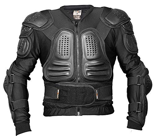 Rider-tec Handschuhe Motorrad aus Textil/Leder rt-4010-r, schwarz, Größe M