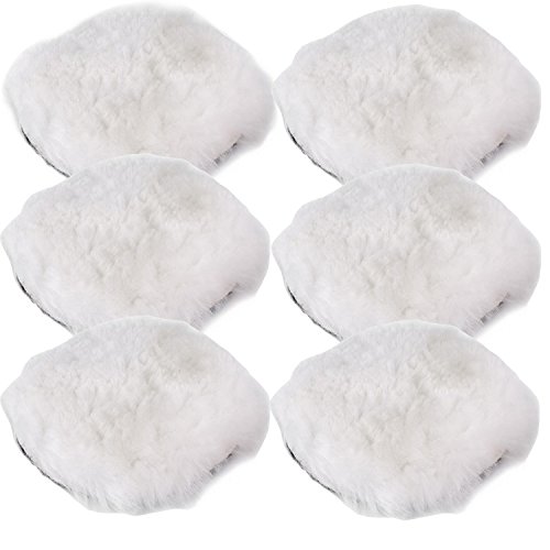 OxoxO aus Wolle, weich, Buffer-Pad-Set - 3 "/ 80mm Wolle Polierschwamm Polierschwamm Woolen Pad Set (6pcs)