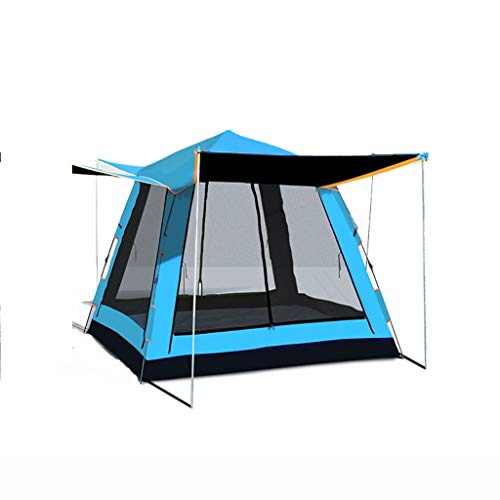 Zelt im Freien, 3–4 Personen, vollbeschattet, Vinyl, verdickend, Sonnenschutz, Sturmschutz, Haushalt, automatische Geschwindigkeit, offen, Sonnenschutz, Schuppen, Pop-up, großes Campingzelt, Kabine,