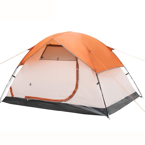 Camping Tent 1-2 Person Dome Tent Einfach Aufzubauen Doppeldeck Zelt Mit Tragetasche Wasserdicht Winddicht UV Pop Up Tent Für Outdoor Wandern Bergsteigen C,210 * 150 * 120cm